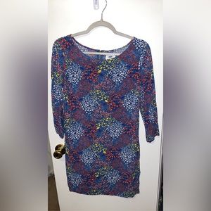 Floral multi color dress